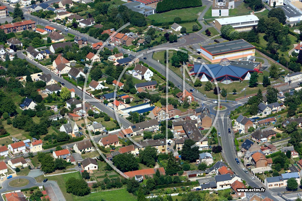 Photo arienne de Chauny (Nord-Est)