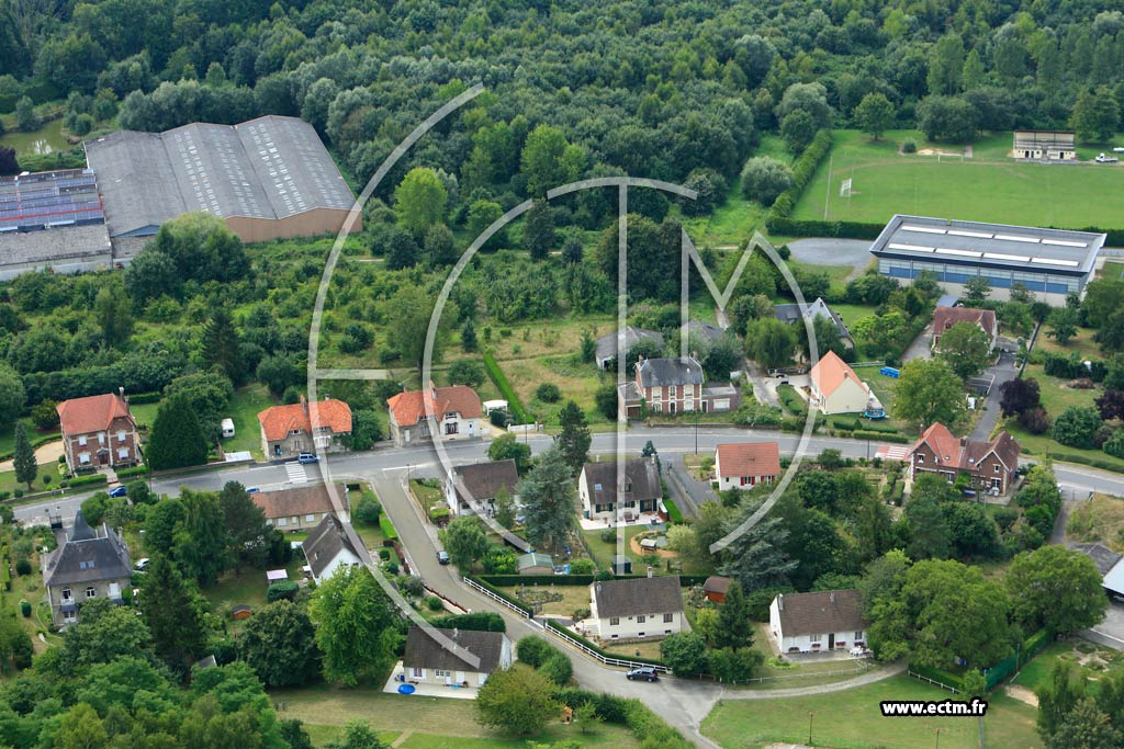 Photo arienne de Coucy-le-Chteau-Auffrique