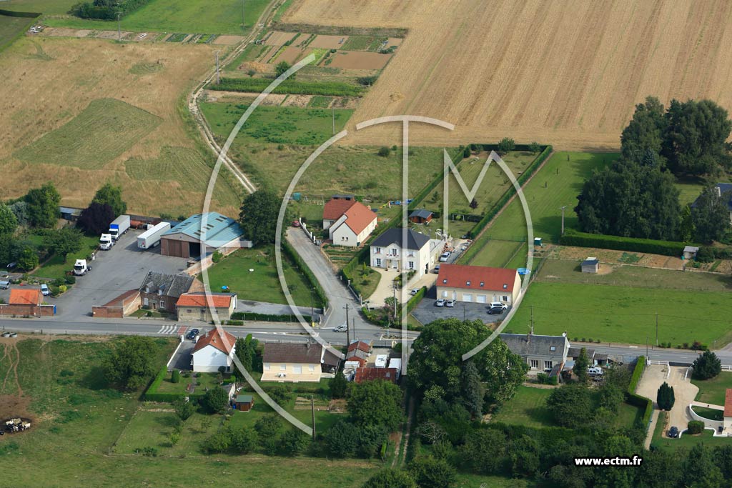 Photo arienne de Crcy-sur-Serre