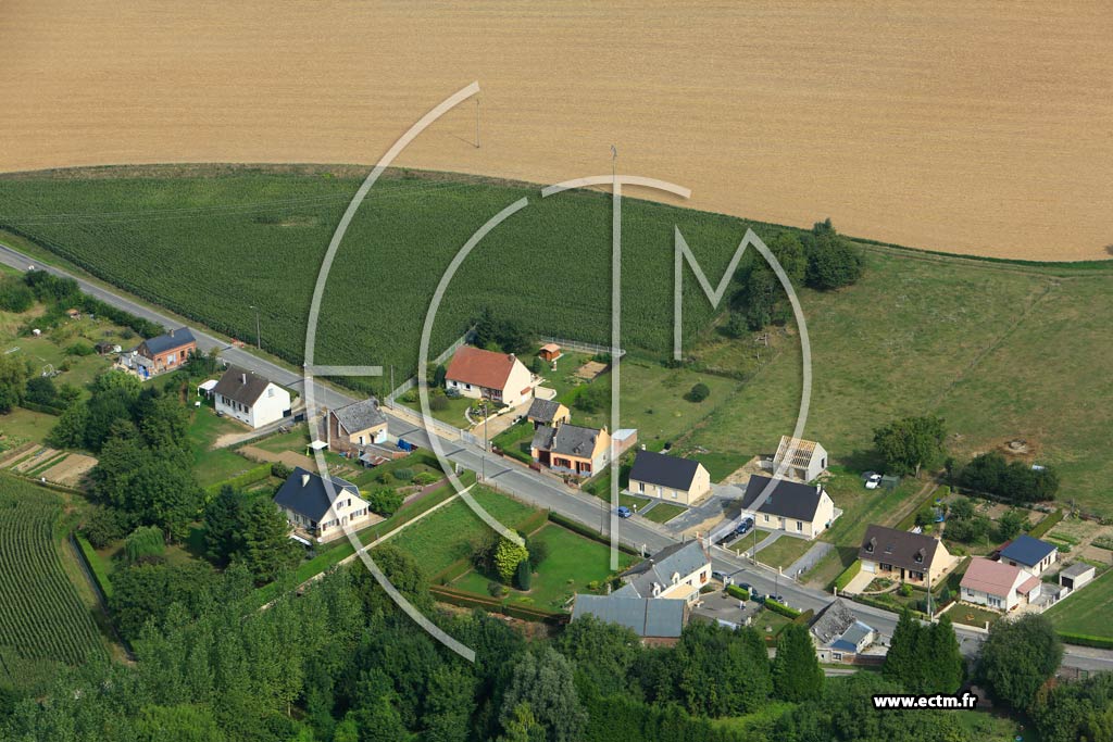 Photo arienne de Crcy-sur-Serre