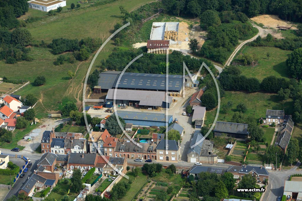 Photo arienne de Crcy-sur-Serre