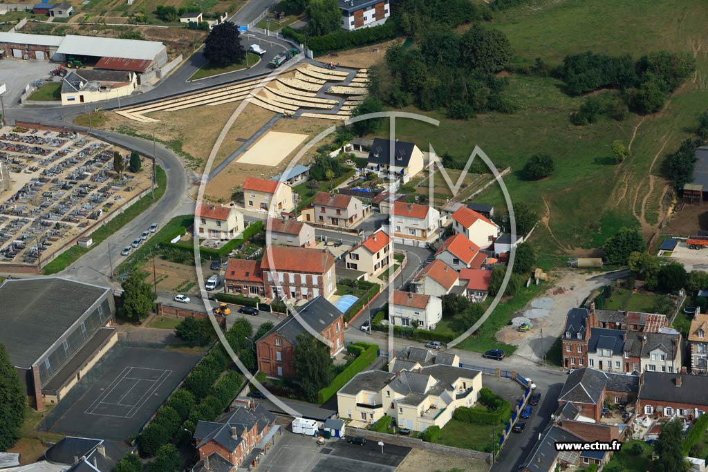 Photo arienne de Crcy-sur-Serre