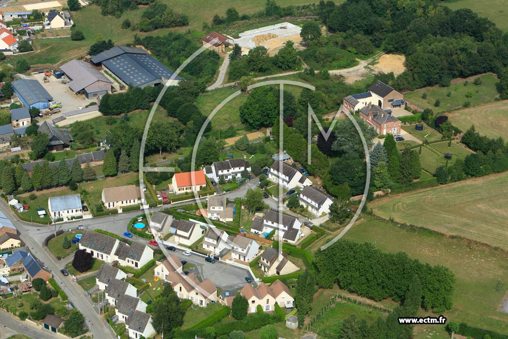 Photo arienne de Crcy-sur-Serre