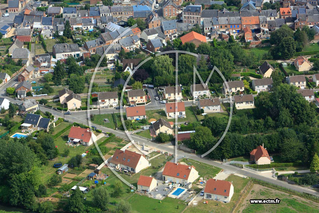 Photo arienne de Crcy-sur-Serre