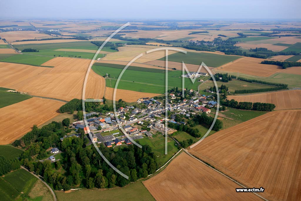 Photo arienne de La Neuville-Bosmont