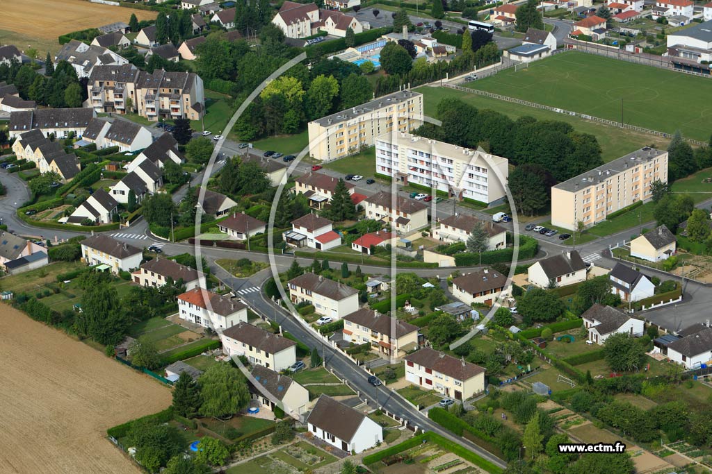 Photo arienne de Marle