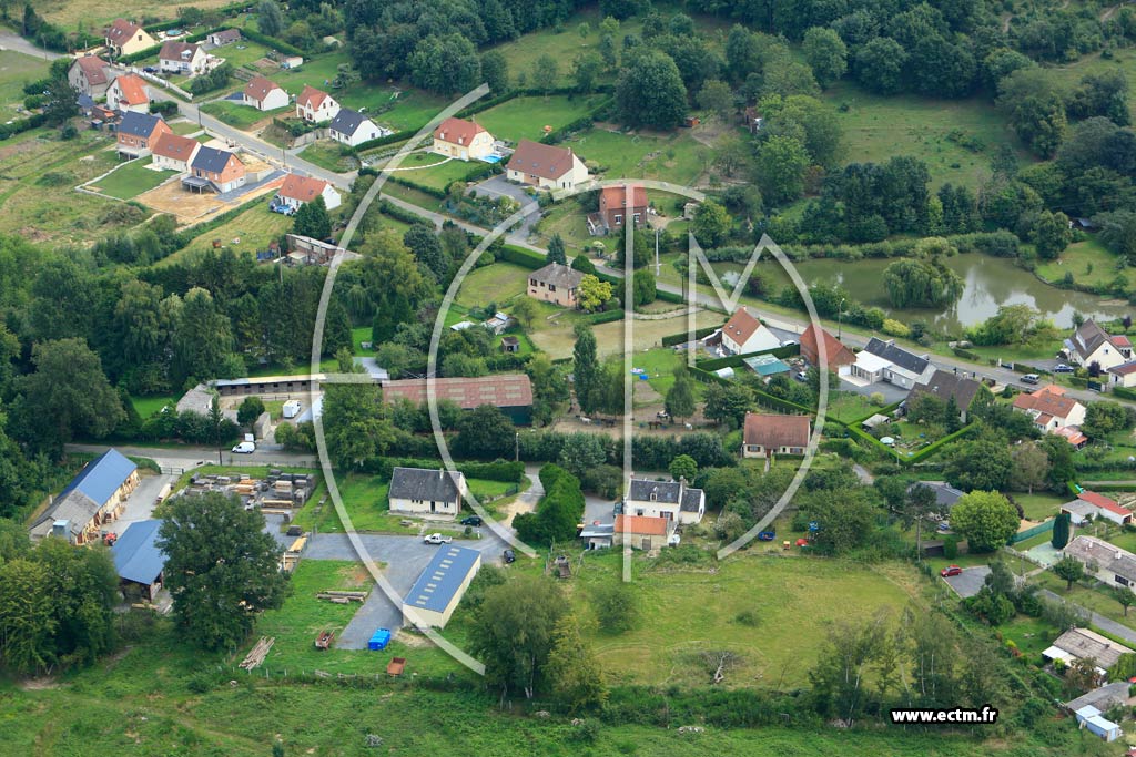 Photo arienne de Saint-Gobain