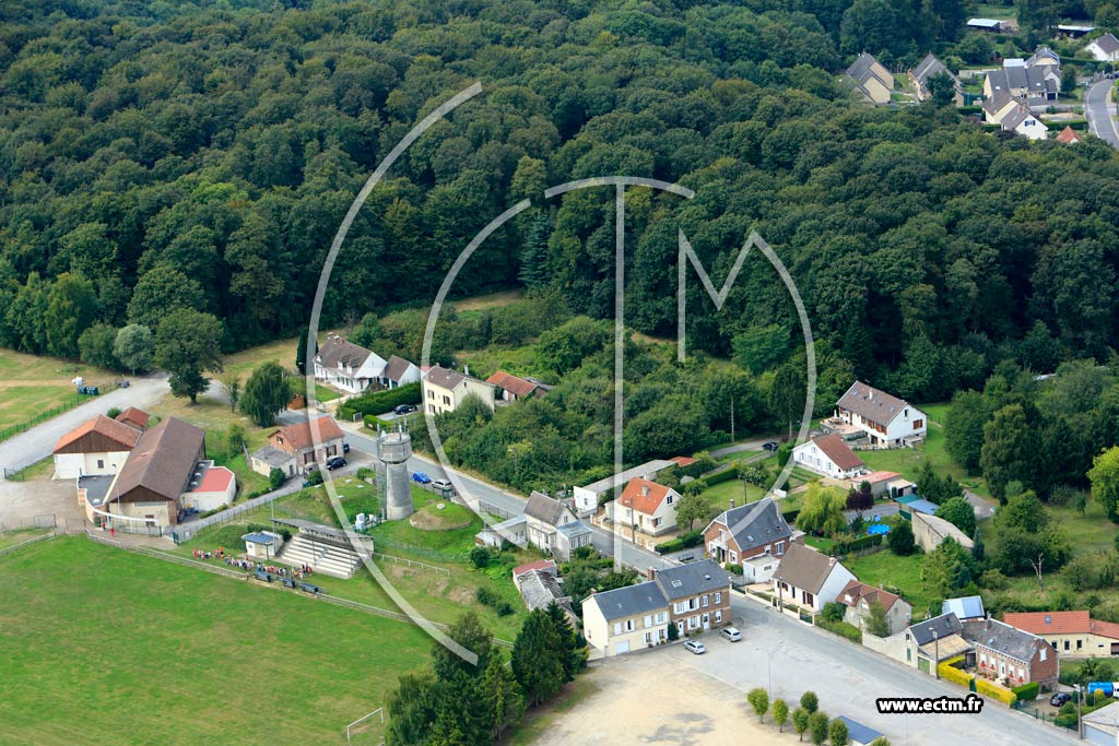 Photo arienne de Saint-Gobain