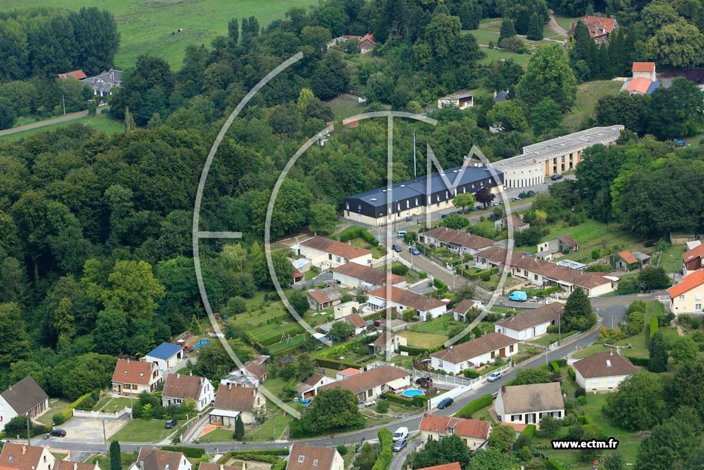 Photo arienne de Saint-Gobain