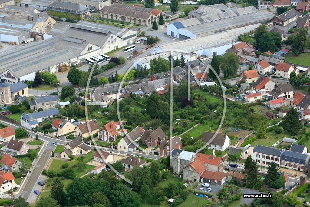 Photo arienne de Saint-Gobain