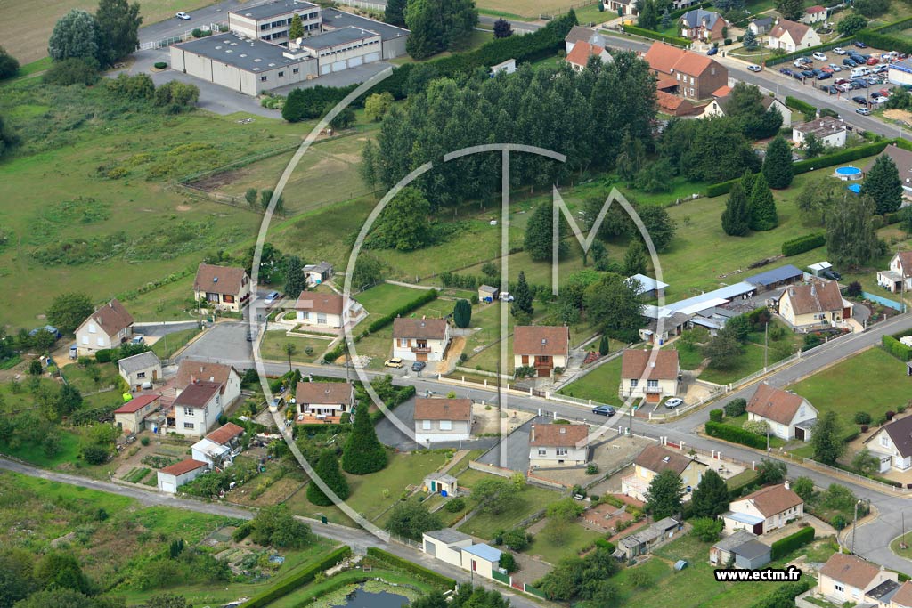 Photo arienne de Saint-Gobain (Cit de Vogu)