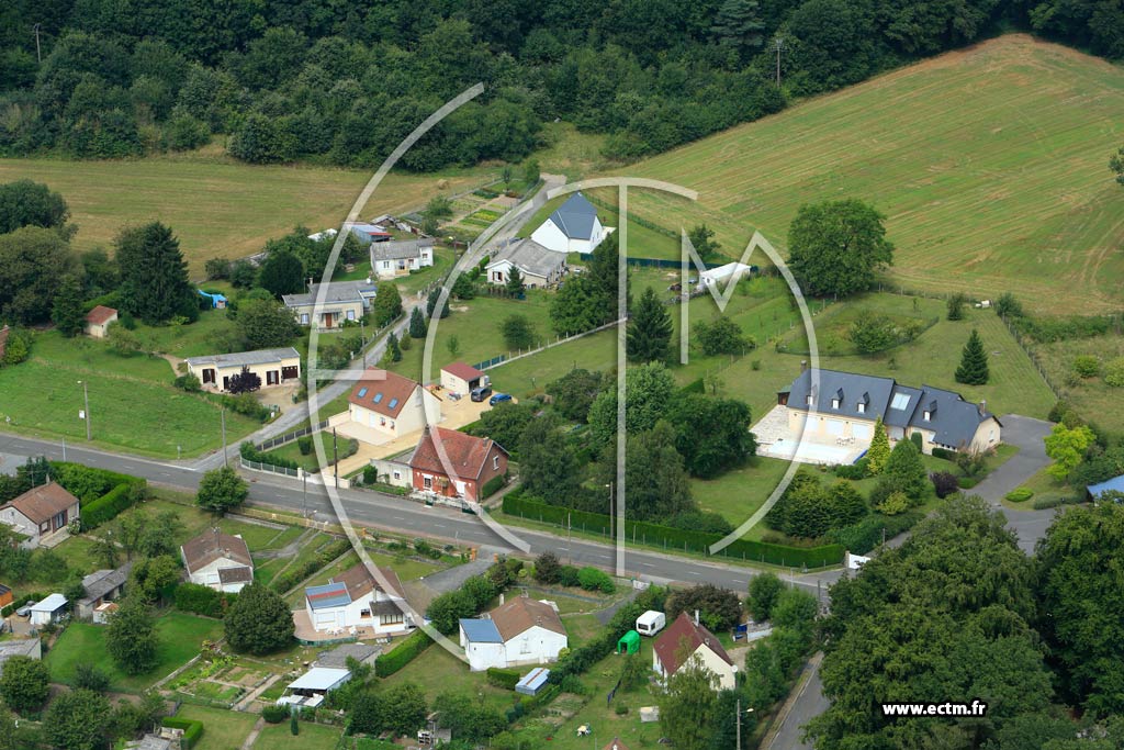 Photo arienne de Saint-Gobain (Cit de Vogu)