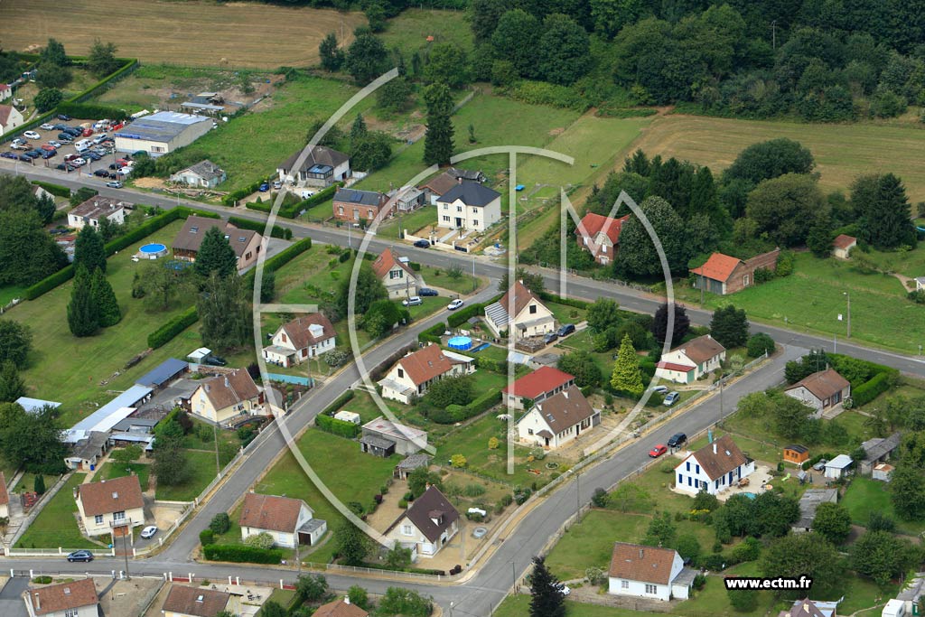 Photo arienne de Saint-Gobain (Cit de Vogu)