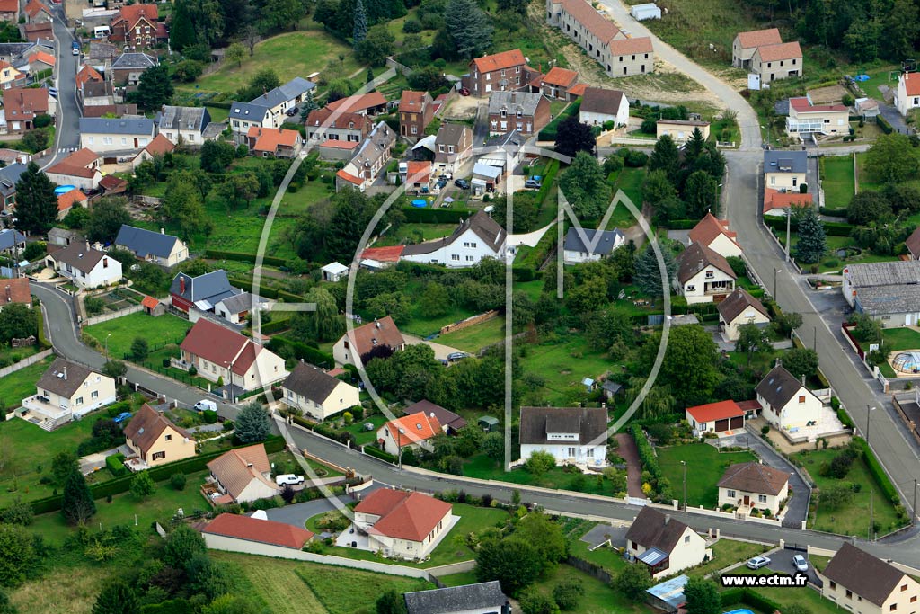 Photo arienne de Saint-Gobain (La Croix d'Alexandre)