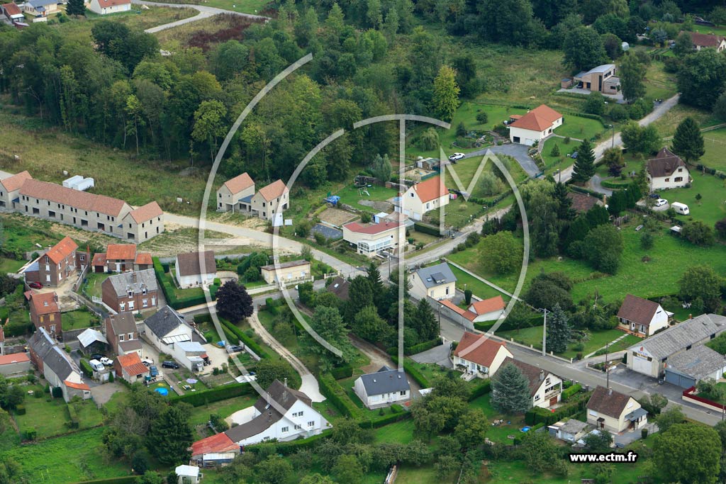 Photo arienne de Saint-Gobain (La Croix d'Alexandre)