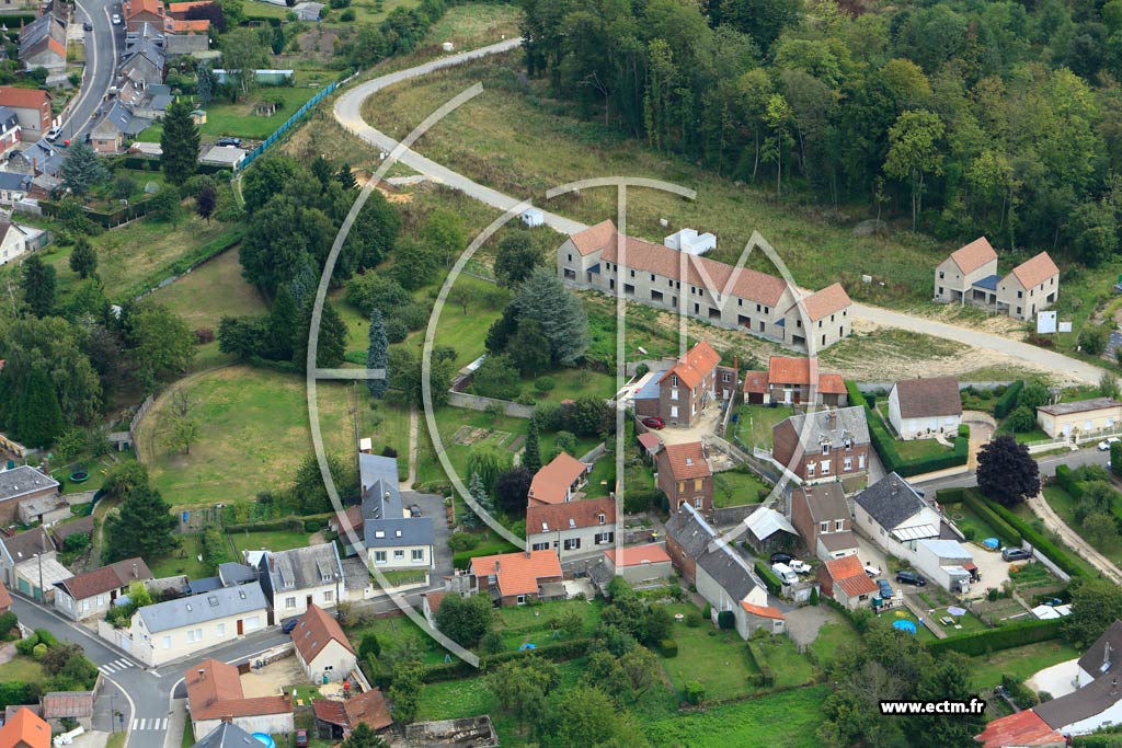 Photo arienne de Saint-Gobain (La Croix d'Alexandre)