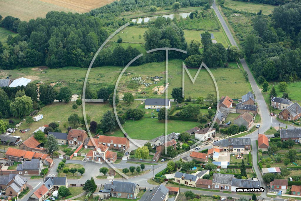 Photo arienne de Saint-Paul-aux-Bois