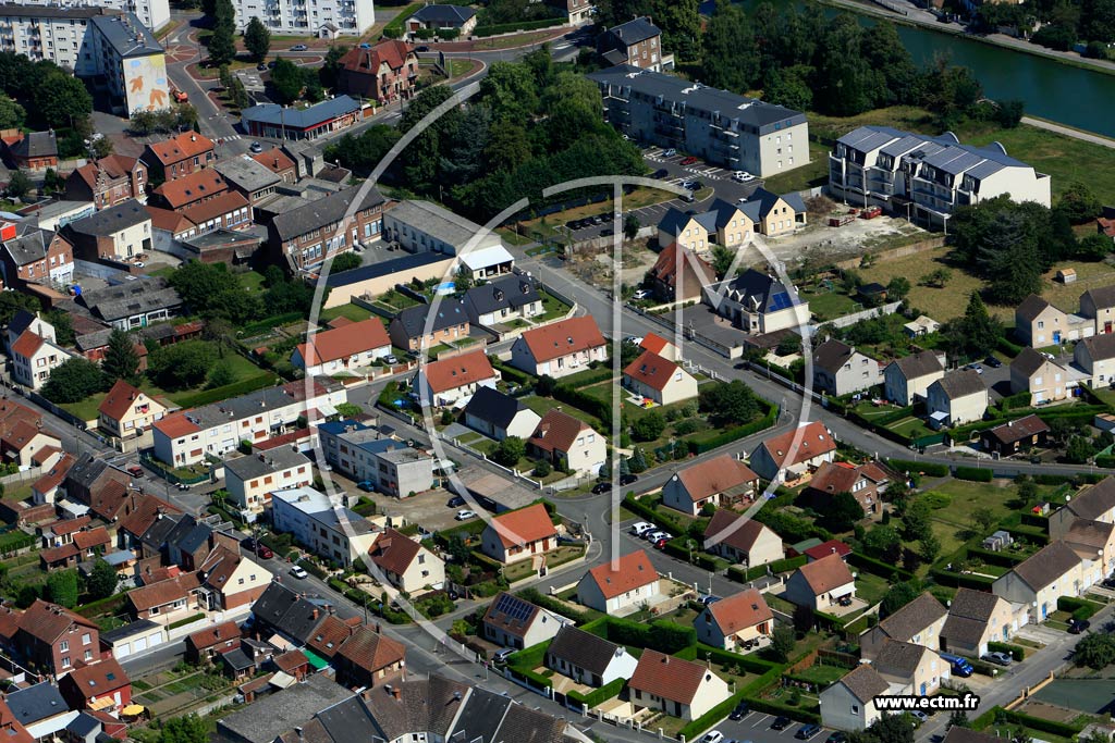 Photo arienne de Tergnier