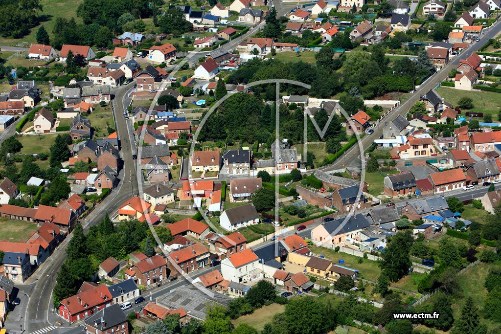 Photo arienne de Viry-Noureuil