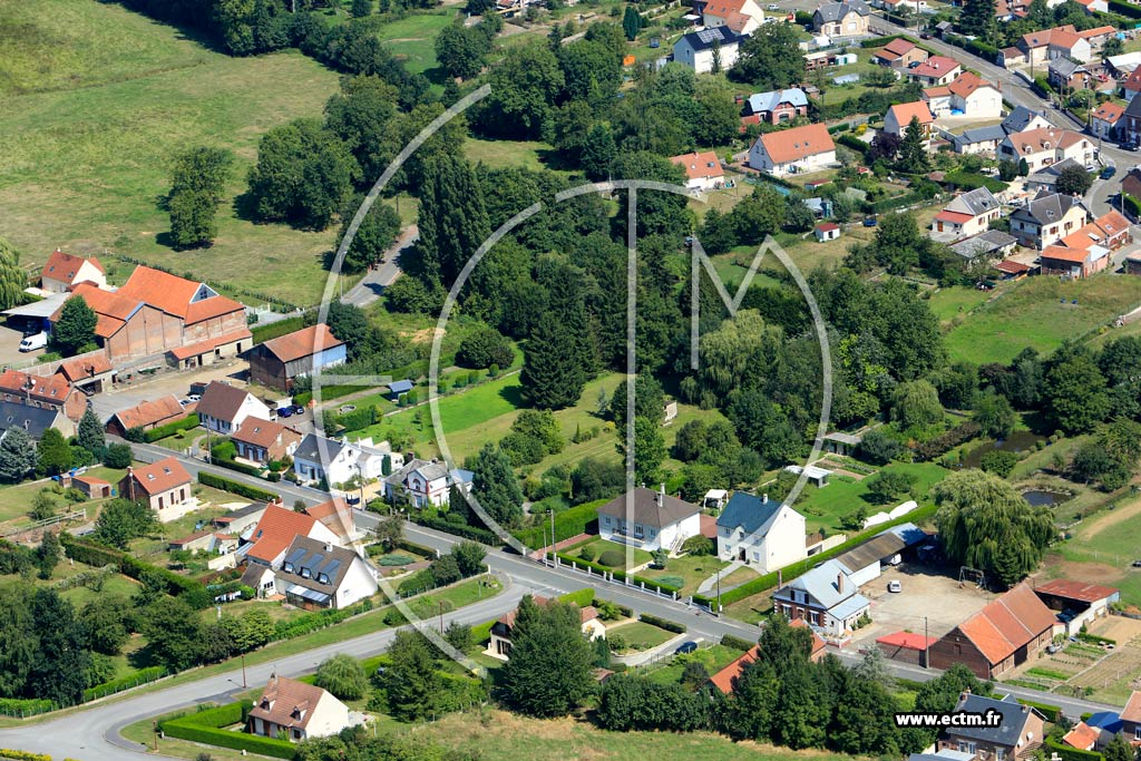 Photo arienne de Viry-Noureuil