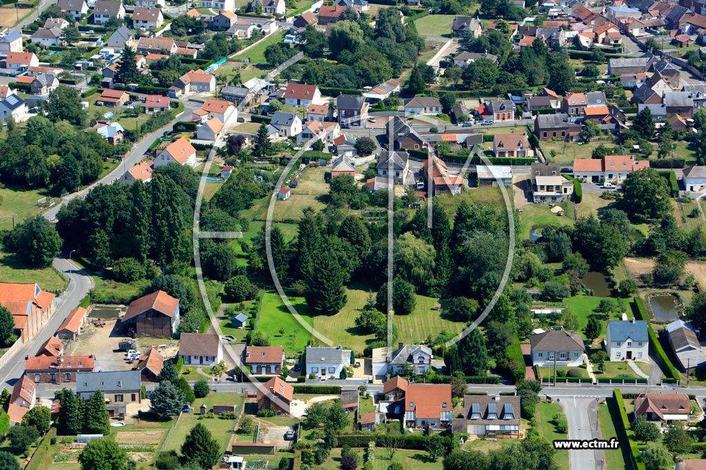 Photo arienne de Viry-Noureuil