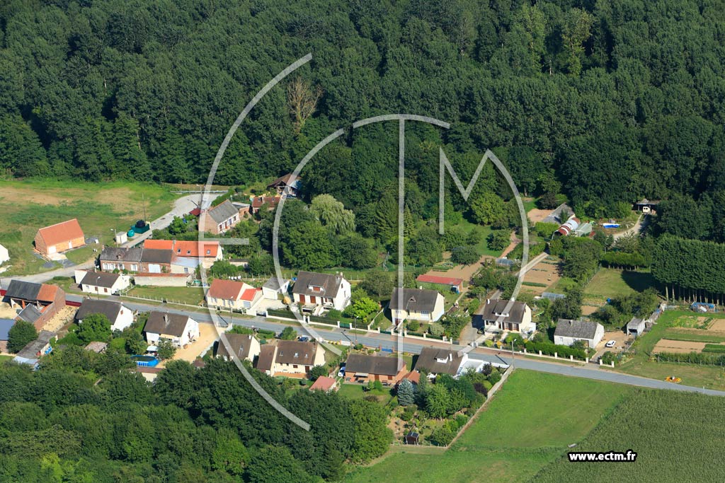 Photo arienne de Beaurains ls Noyon (Bas Beaurains)