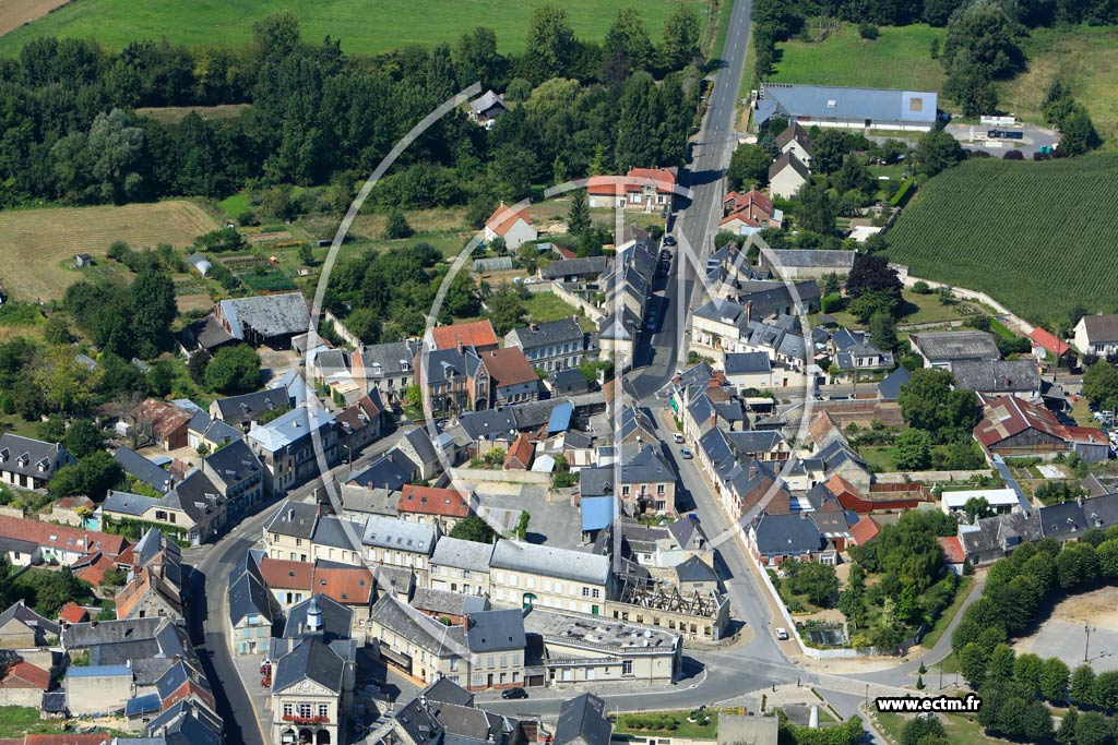 Photo arienne de Blrancourt