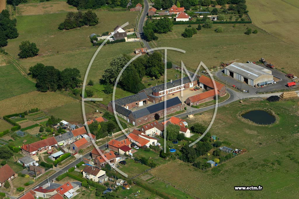 Photo arienne de Catigny (Chevilly)