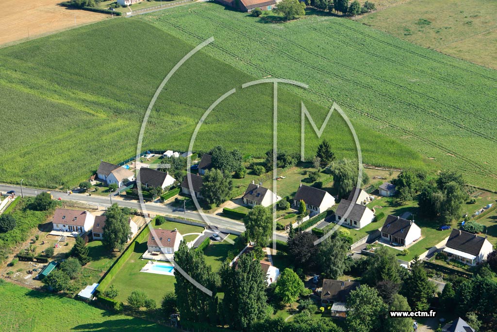 Photo arienne de vricourt