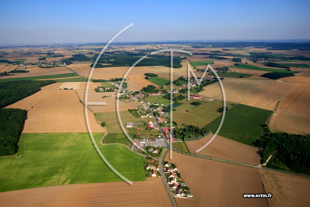 Photo arienne de Frtoy-le-Chteau