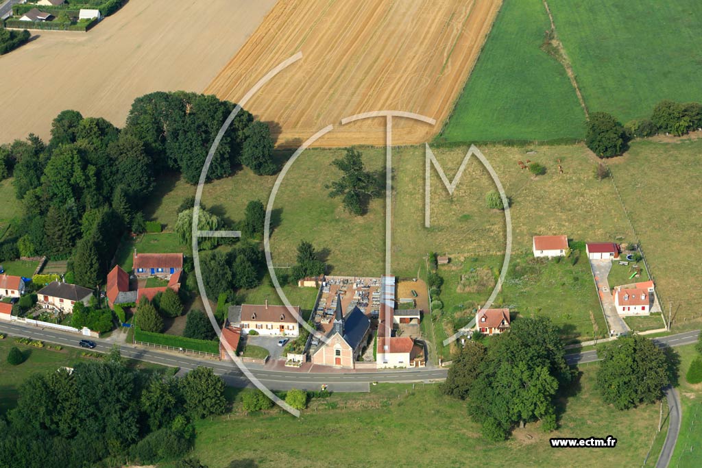 Photo arienne de Frtoy-le-Chteau