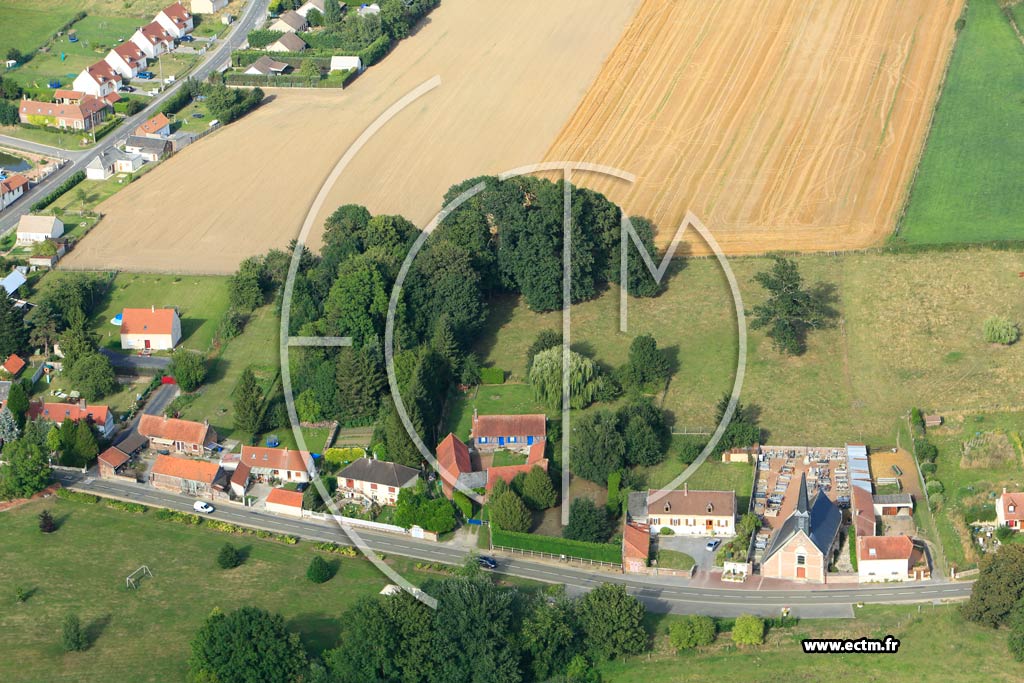 Photo arienne de Frtoy-le-Chteau