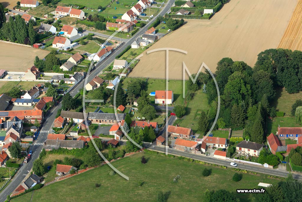 Photo arienne de Frtoy-le-Chteau