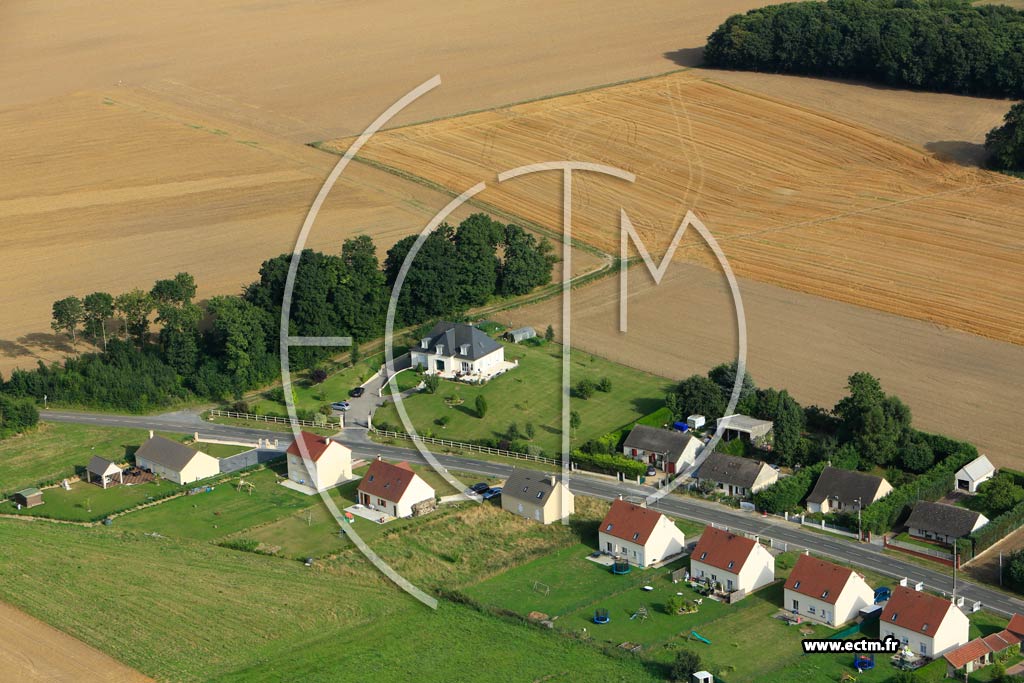 Photo arienne de Frtoy-le-Chteau