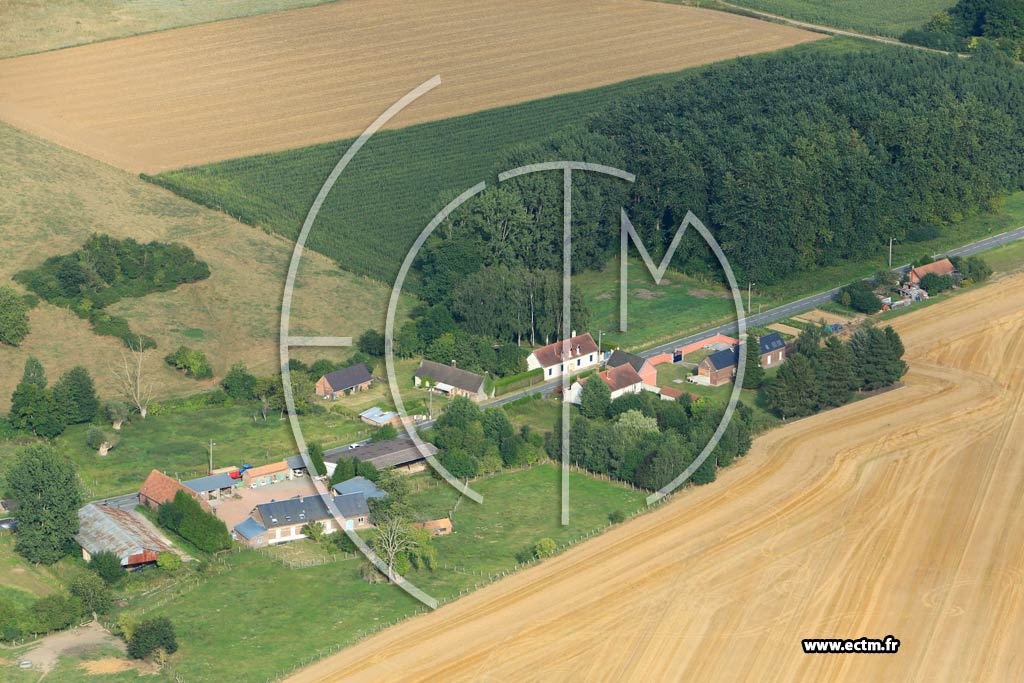 Photo arienne de Guiscard (Tirlancourt)