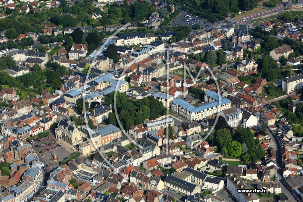 Photo arienne de Noyon
