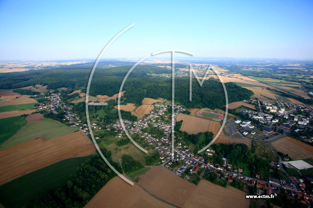 Photo arienne de Noyon (Tarlefesse)