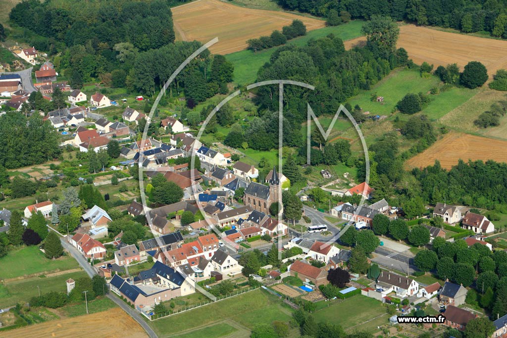 Photo arienne de Noyon (Tarlefesse)
