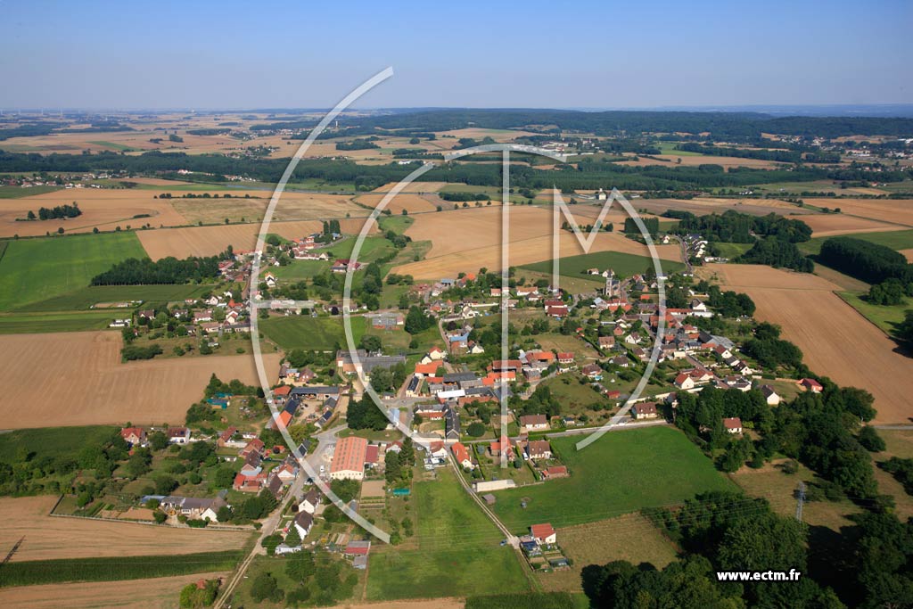 Photo arienne de Porquricourt