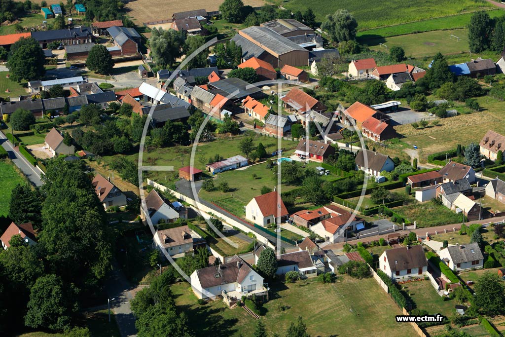 Photo arienne de Porquricourt