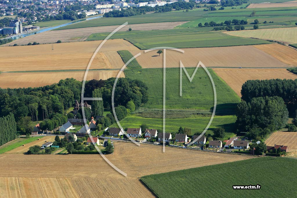 Photo arienne de Porquricourt