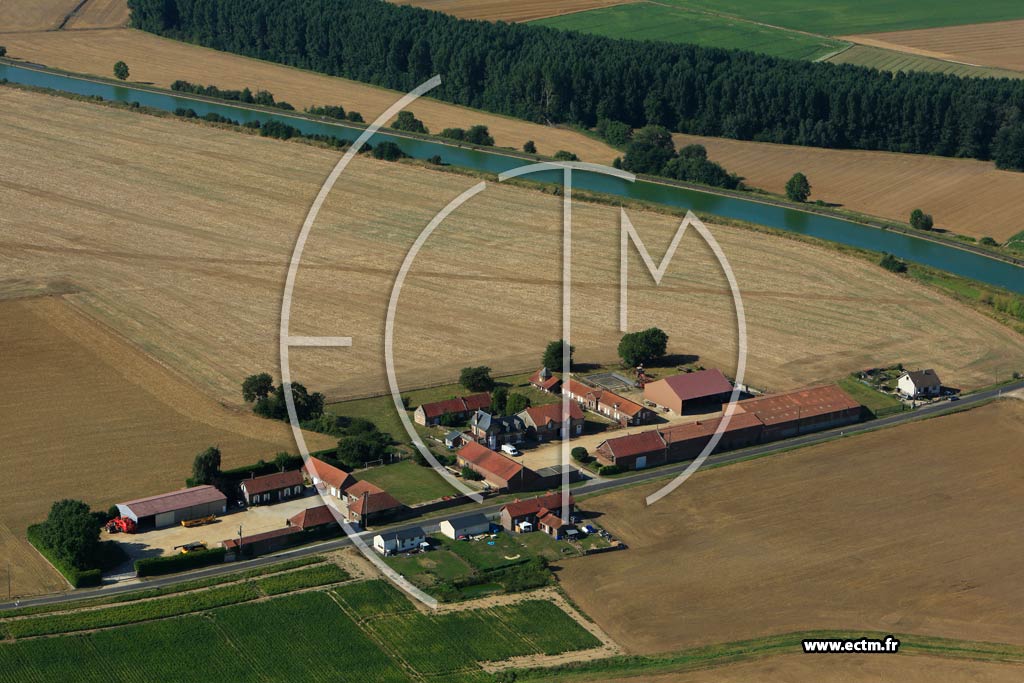 Photo arienne de Sermaize (Bhancourt)