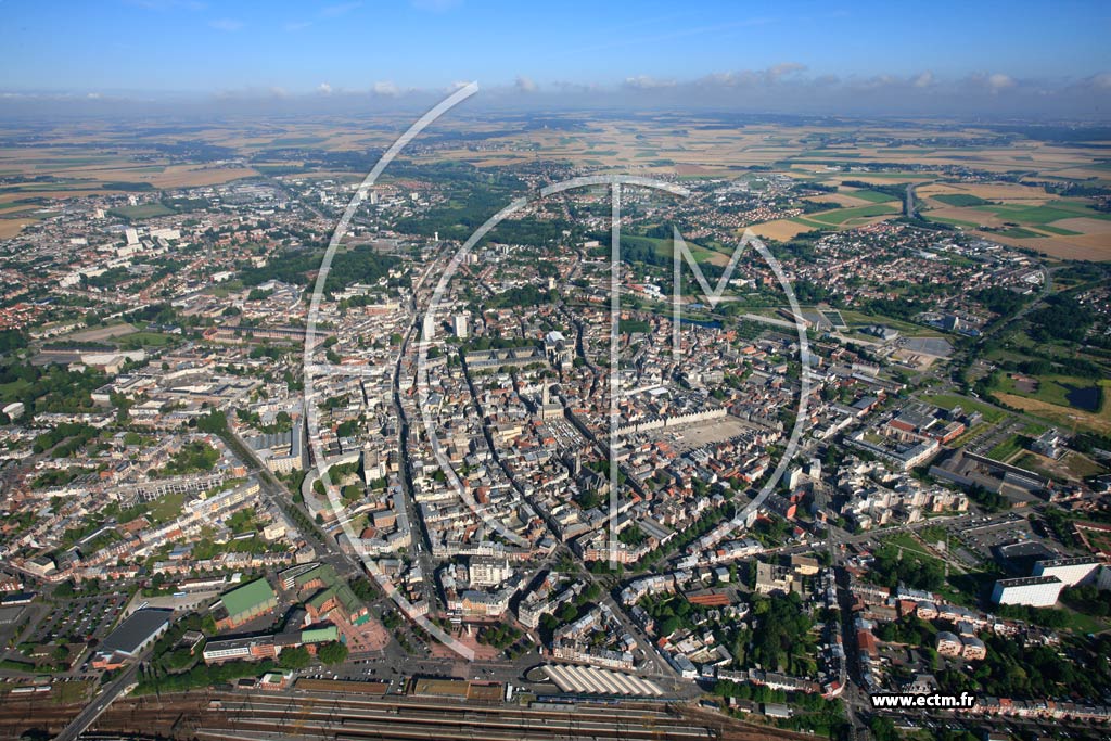Photo arienne de Arras