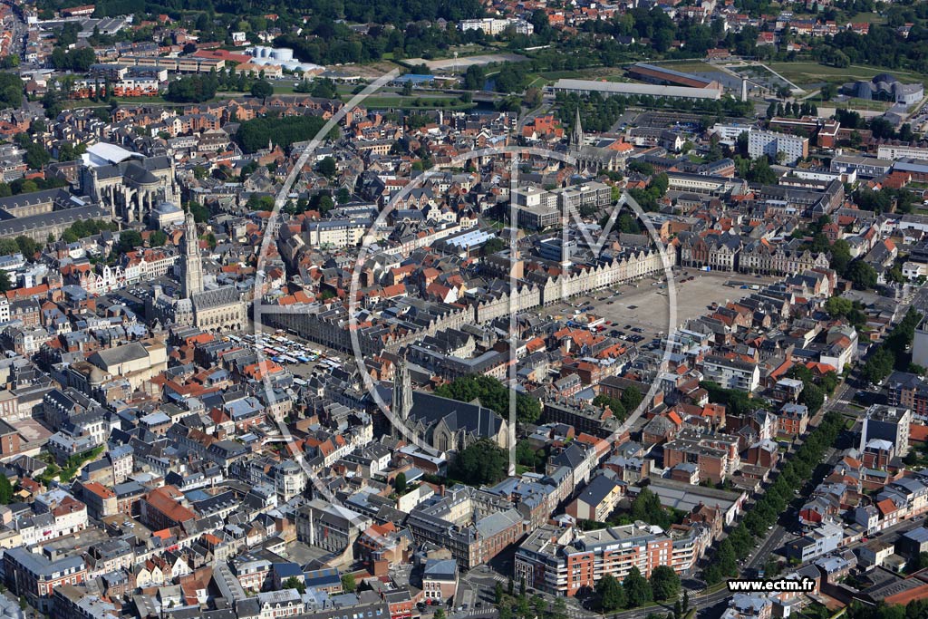 Photo arienne de Arras (Faubourg Ronville)