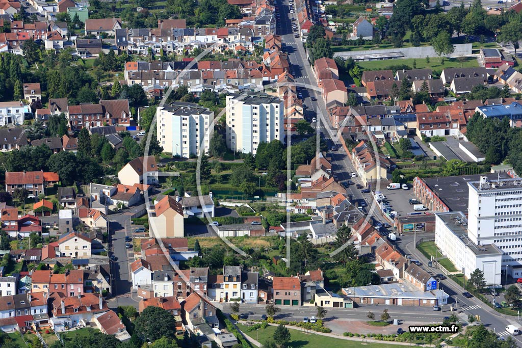 Photo arienne de Arras (Faubourg Ronville)