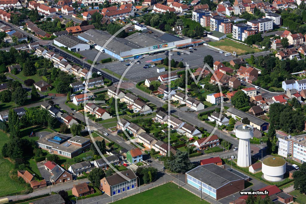 Photo arienne de Arras (Faubourg Ronville)
