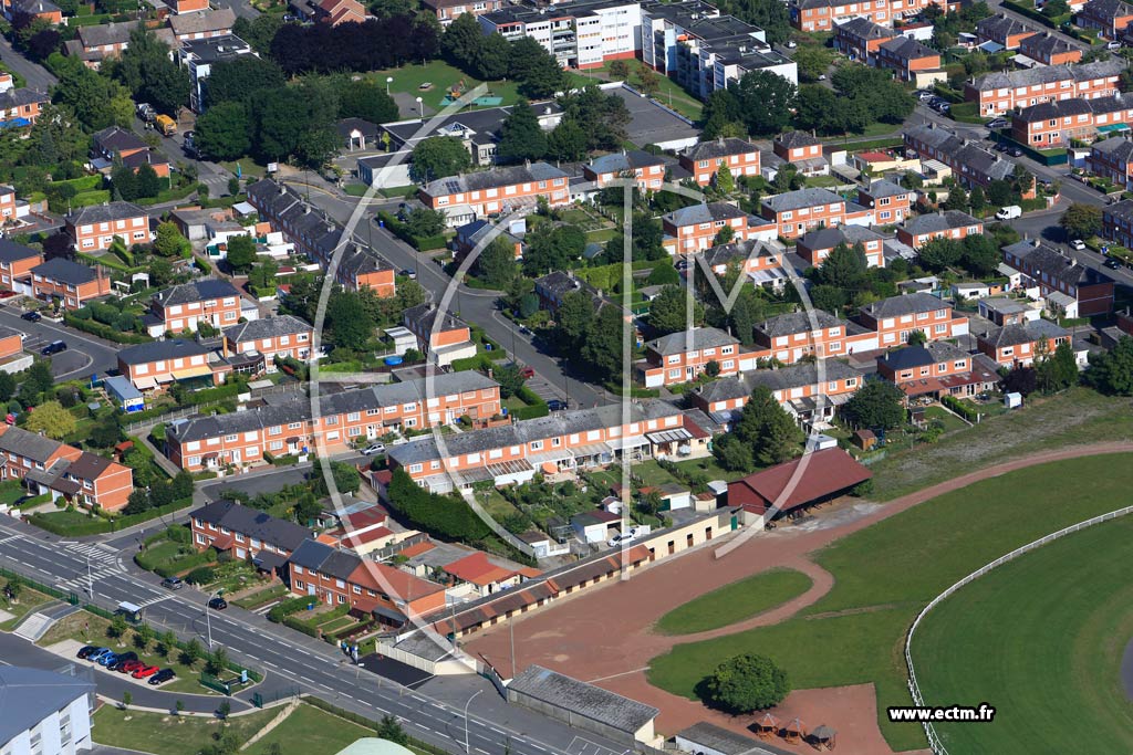 Photo arienne de Arras (Quartier de l'Avenue de L'hippodrome)