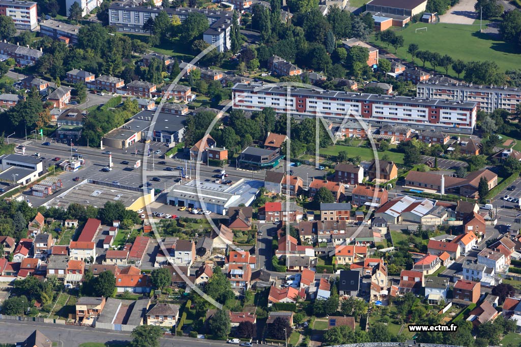 Photo arienne de Arras (Quartier des Bleuets-Eglantines)