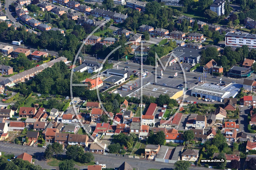 Photo arienne de Arras (Quartier des Bleuets-Eglantines)