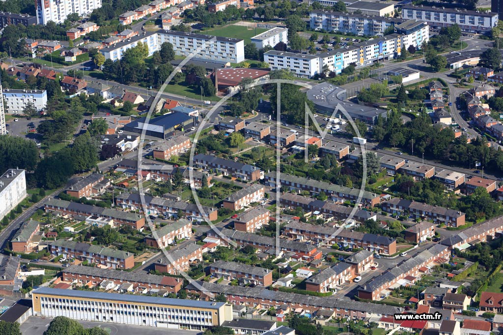 Photo arienne de Arras (Quartier des Bleuets-Eglantines)